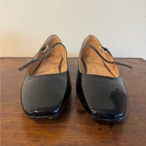 Black Patent Leather Mary Jane Shoes